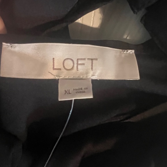 LOFT Black Halter Top - Picture 2 of 2